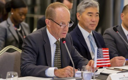 <p>State Department Assistant Secretary David Stilwell during the opening of the US-Philippines Bilateral Strategic Dialogue in Manila. <em>(Photo courtesy of State Department-Bureau of East Asian and Pacific Affairs)</em></p>