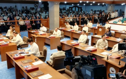 <p>Philippine Senate session hall <em>(File photo)</em></p>