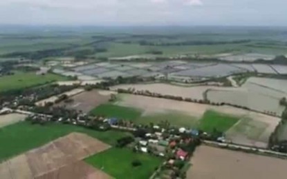 <p><strong>FLOODED FARM.</strong> Photo shows a flooded rice plantation in southern Negros due to torrential rains brought about by Tropical Storm Falcon late last month. The rice sector in the province recorded losses of PHP17.7 million due to heavy rains and flooding. <em>(PNA-Bacolod file photo)</em></p>