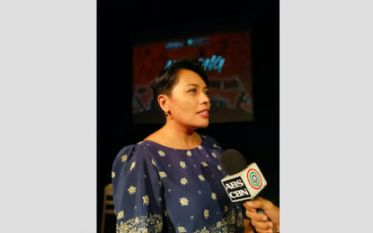 <p><strong>WOMEN EMPOWERMENT.</strong> Dulaang Unibersidad ng Pilipinas Artistic Director Banaue Miclat-Janssen says ways on how women perceive sexual harassment has gradually changed -- from physical to merely little gestures -- but still scars as much, in an interview in UP Diliman on Tuesday (July 23, 2019). The group acknowledges President Rodrigo Duterte's signing into law the Bawal Bastos Bill this year. <em>(PNA photo by Christine Cudis)</em></p>