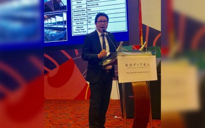 <p><strong>MAIN HUB FOR SEA GAMES.</strong> Philippine Southeast Asian Games Organizing Committee chief operating officer Ramon Suzara discloses plans for the staging of the Southeast Asian Games in Clark in November this year during the Broadcast and Media Conference for the 30th SEA Games at Hotel Sofitel in Metro Manila on Tuesday (July 23, 2019). A total of 530 events and 44 venues for the SEA Games are grouped into Metro Manila, Clark, and Subic clusters.<em> (Photo by Marna Dagumboy-del Rosario)</em></p>