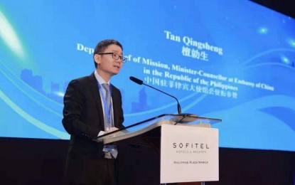 <p>Tan Qingsheng, Chinese embassy in Manila's deputy chief of mission<em> (Photo courtesy of Chinese embassy in Manila)</em></p>