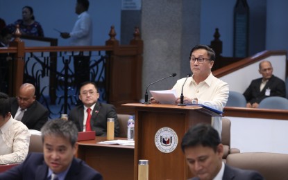 <p>Senators Francis Tolentino (left) and Christopher Lawrence Go (right) <em>(File photo)</em></p>