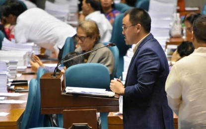<p><strong>HOUSE BILL ON FILM TOURISM. </strong><span style="font-weight: 400;">Representative Christopher de Venecia filed on July 11, 2019 the bill on film tourism or "An Act Providing for the Development and Promotion of Film and Television Tourism, providing funds therefore and for other purposes", along with Magna Carta of Young Farmers, among others. </span><span style="font-weight: 400;">The proposed law aims to promote the Philippines as a prime filming location. </span><em><span style="font-weight: 400;">(Photo courtesy of Cong. Christopher de Venecia's Facebook page)</span></em></p>
<p> </p>
