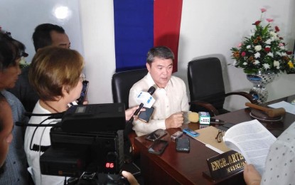 <p><strong>INCREASED TAX COLLECTION.</strong> Mayor Arthur Davin of Magsaysay, Davao del Sur, is optimistic about increasing his town's local tax collections in the next three years. Photo was taken after his State of the Municipality Address on Monday (July 29, 2019).<em> (Photo courtesy of Anthony Allada)</em></p>