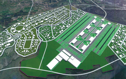 <p><strong>NEW MANILA INTERNATIONAL AIRPORT.</strong> The design of an airport to be constructed, operated and maintained by San Miguel Holdings Corporation in Bulacan.<strong> </strong><em>(Photo courtesy of DOTr)</em></p>