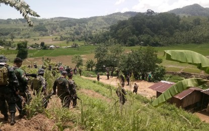 <p><strong>JOINT OPERATION.</strong> Police and military troops continue operations against the New People's Army (NPA), who were allegedly responsible for the torture and killing of four police intelligence officers in Sitio Yamot, Barangay Mabato, Ayungon, Negros Oriental. Joint operations this week have resulted in the arrest of four rebels, two of them suspected to be among those who killed the four policemen.<em> (File photo courtesy of Ayungon Police Station)</em></p>