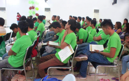 <p><strong>DRUG REHAB GRADUATES.</strong> Photo shows some of the 120 former drug personalities who have graduated at the “Bahay Pangarap” drug rehabilitation center in Kidapawan City. The center got a much-needed boost with the scheduled opening of its non-residential rehab center building on Aug. 14, 2019, with Dangerous Drugs Board Chairman, Secretary Catalino Cuy as the special guest. <em>(File photo courtesy of Kidapawan CIO)</em></p>