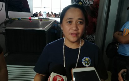 <p>Donna Magno, head of Iloilo City Disaster Risk Reduction and Management Office. <em>(PNA photo by PGLena)</em></p>