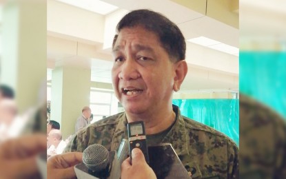 <p>Brig. Gen. Ignacio Madriaga, commander of the 302nd Infantry Brigade of the Philippine Army based in Tanjay City, Negros Oriental. <em>(Photo by Juancho Gallarde)</em></p>