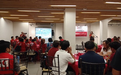 <p><strong>FLOOD RESILIENCY PROJECT.</strong> The Philippine Red Cross Pangasinan chapter launched on Thursday (Aug. 8, 2019) the community-based disaster risk reduction and flood resiliency management of communities project, the first in the province, for the four barangays of Mangatarem town. The project aims to capacitate the people in facing disasters, as well as identify appropriate mitigation measures. <em>(PNA photo by Hilda Austria)</em></p>