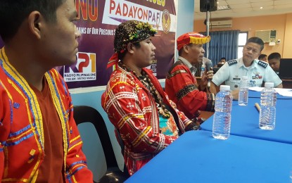 <p><strong>FIGHT GOES ON.</strong> Tribal leaders share their stories of deception in a dialogue at the Colonel Jesus Villamor Air Base in Pasay City on Thursday (Aug. 8, 2019). They went to the United States in July for a series of speaking engagements about the atrocities of communist insurgents. <em>(Contributed photo)</em></p>
