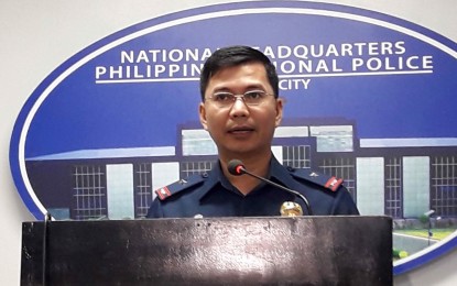 <p><strong>NO LET-UP.</strong> The intensified anti-illegal drug campaign will remain in place, Philippine National Police spokesperson, Brig. Gen. Bernard Banac, says in a press briefing on Friday (Oct. 25, 2019). Banac was reacting to Vice President Leni Robredo's remarks that the campaign against illegal drugs has failed because “it targeted the poor rather than big drug networks.” <em>(PNA photo by Christopher Lloyd Caliwan)</em></p>
