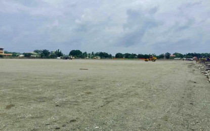 <p><strong>AIRPORT IMPROVEMENT. </strong> Photo shows ongoing expansion work of the Antique Airport taxiway inspected by officials of the Department of Transportation and the Civil Aviation Authority of the Philippines on Aug. 3, 2019.  Verzontal Construction, the project contractor, has been ordered to expedite the development project of the Antique Airport to enhance its operations. <em>(Photo courtesy of DOTr)</em></p>