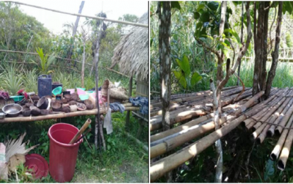 <p><strong>DISCOVERED.</strong> Government troops uncover hideouts of the New People’s Army (NPA) in Sitio Malangawan, Barangay Panaytayan, Mansalay town, and another in Sitio Naswak, Barangay Hagan, Bongabong town, both in Oriental Mindoro on Thursday (August 15, 2019). The military said the lairs were discovered with the help of concerned citizens. <em>(Photos courtesy of 2ID-DPAO)</em></p>