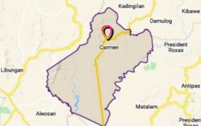 <p>Google map of Carmen, North Cotabato.</p>