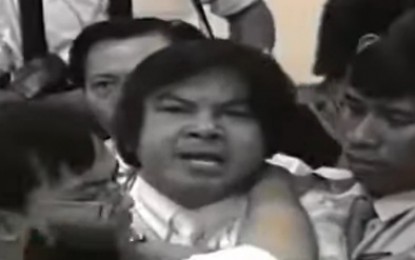 <p>Former Calauan, Laguna mayor Antonio Sanchez. <em>(Screengrab from PTV)</em></p>