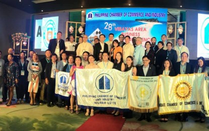 <p><strong>INVESTMENTS</strong>. Leaders of the Philippine Chamber of Commerce and Industry (PCCI) in the Visayas attend the 28th Visayas Area Business Conference at the Oriental Hotel from August 22 to 24, 2019. The PCCI has asked local businessmen to help their communities become more attractive to foreign investments. <em>(Photo courtesy of PCCI)</em></p>