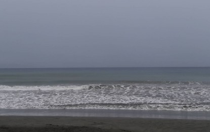 <p><strong>ROUGH SEAS.</strong> Photo shows the turbulent waves coming from the Pacific Ocean due to the effect of Tropical Storm Jenny in Aurora province on Tuesday (Aug. 27, 2019). The "no sailing" policy is now being enforced to ensure the safety of fisherfolk, as well as other residents of the province. <em>(PNA photo by Jason de Asis)</em></p>