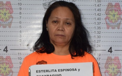 <p>Mugshot of arrested CPP-NPA central committee member Esterlita Suaybaguio. <em>(Photo courtesy: QCPD)</em></p>