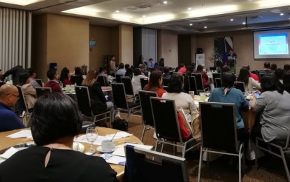 <p><strong>ENCOURAGING COMPETITION</strong>. The Philippine Competition Commission conducts regional roadshow on Philippine Competition Act for local stakeholders on Wednesday (Aug. 28, 2019) in a hotel in Iloilo City's Mandurriao district. Arnold Roy Tenorio, director of PCC's communications and knowledge management office, said the commission supports this city's effort to develop public markets through a public-private partnership model. <em>(PNA photo by Gail Momblan)</em></p>