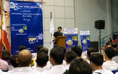 <p><strong>ONE-STOP SHOP FOR JOB SEEKERS.</strong> Over 1,000 technical vocational education training graduates trooped to the Ynares Sports Arena in Pasig City on Tuesday (Aug. 27, 2019) for the second World Cafe of Opportunities of TESDA-NCR, of them 118 were hired on-the-spot. During WCO's launch last year, more than 2,000 attended and 105 were hired instantly.  <em>(Photo courtesy of TESDA)</em></p>