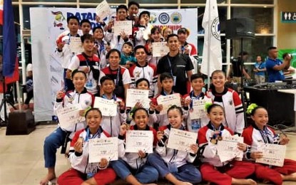 <p>The Baguio taekwondo team <em>(Photo courtesy of Arnold Oglayon) </em></p>