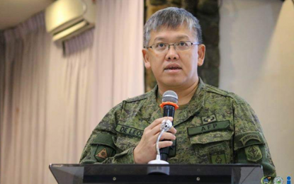 <p><strong>PEACEBUILDING</strong>. Brig. Gen. Edgardo de Leon, 403rd Brigade commander, delivers his presentation for the seminar-workshop on the formulation of the Strategic Communication Plan for Peace and Development 2019-2022 in Cagayan de Oro City on Monday (Sept. 2, 2019). De Leon pushes proactive information drive to counter the communist terrorist groups’ propaganda. <em>(PCOO photo)</em></p>