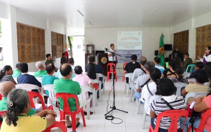 <p><strong>SUPPORTING EX-REBELS.</strong> Former rebels receive lectures and orientation on government programs during the fourth general assembly of the Federation for Reforms, Initiatives, Empowerment, Nation-Building and Development (FRIENDs) at Camp Monteclaro on Aug. 31, 2019. The Philippine Army’s 61st Infantry Battalion assured that ex-rebels are updated on the government programs that they can avail of. <em>(Photo courtesy of 61st IB)</em></p>