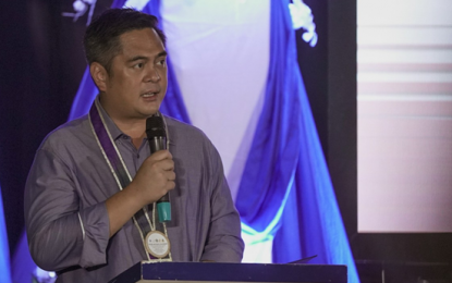 <p><strong>PEACE AND CULTURE.</strong> Presidential Communications Operations Office Secretary Martin M. Andanar delivers a keynote speech during the first-ever Culture and Peace Colloquium at the University of Science and Technology of Southern Philippines in Cagayan de Oro City on Monday (Sept. 9, 2019). Andanar said the attainment of peace and preservation of culture must go hand-in-hand to achieve sustainable socio-economic development in the regions. <em>(PCOO photo)</em></p>