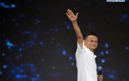 <p><strong>JACK MA RETIRES.</strong>  Jack Ma waves to bid farewell at a function to mark the 20th anniversary of Alibaba Group in Hangzhou, capital of east China's Zhejiang Province, on Sept. 10, 2019. Jack Ma officially stepped down as group chairman of Alibaba Tuesday, handing over the position to the company CEO Daniel Zhang. <em>(Xinhua/Jin Liangkuai)</em></p>