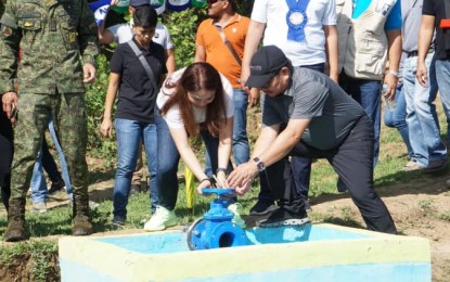 <p>Photo of a solar powered water system was taken during the turn-over by DA of a Solar-Powered Irrigation System to a farmers' group in Abra in May this year. <em>(Abra provincial government)</em></p>