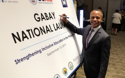 <p>USAID Mission Director in the Philippines Lawrence Hardy II <em>(Photo by Joyce Ann L. Rocamora)</em></p>