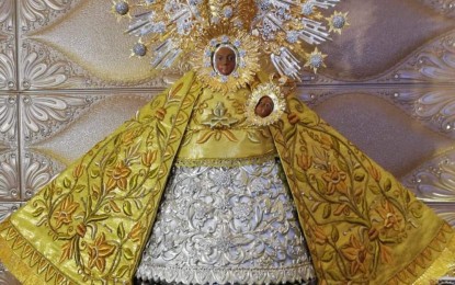 <p>Image of the Nuestra Señora de Peñafrancia. <em>(PNA photo by Connie Calipay)</em></p>