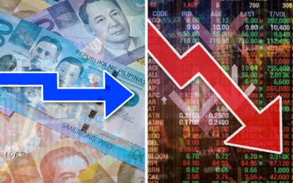 Stock market, peso end weaker amid lower GDP outlook