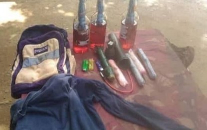 <p><strong>SEIZED.</strong> Photo shows the belongings of the Communist Party of the Philippines-New People’s Army (CPP-NPA) recovered by the Army's 61st Infantry Battalion (61IB) after an armed encounter at Igcabugao village, Igbaras town, Iloilo on Wednesday (Sept. 25, 2019). The Army prevented the Suyak Platoon, Southern Front, Komiteng Rehiyon Panay planned an attack against a private company in Igbaras town. <em>(Photo courtesy of 61IB)</em></p>