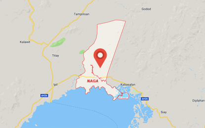 <p>Google map of Naga town, Zamboanga Sibugay.</p>