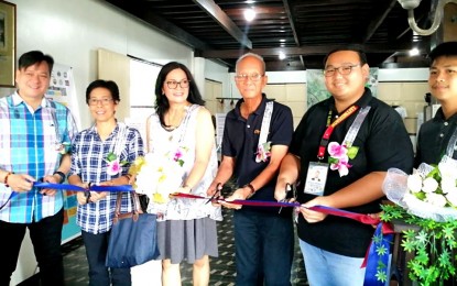 <p><strong>TRIP DOWN MEMORY LANE.</strong> Local officials of Kawit, Cavite and representatives from the National Historical Commission of the Philippines (NHCP) lead the opening of an exhibit, dubbed "KA(la)WIT: Baldomero and the Livelihood of early 20th century Kawit" at the Museo ni Baldomero Aguinaldo (MBA) located in Binakayan village on Friday (Oct. 4, 2019). The exhibit, which will run until Nov. 30, is in observance of October as Museums and Galleries month. <em>(PNA photo by Gladys S. Pino)</em></p>
