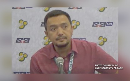 <p><strong>BAN STAYS</strong>. The three-game suspension imposed on University of the Philippines head coach Bo Perasol stays after University Athletic Association of the Philippines men's basketball commissioner Jensen Ilagan denied on Friday (Oct. 4, 2019) the appeal sent by the university. Perasol was banned for unsportsmanlike conduct in his team’s game against the Ateneo Blue Eagles last Sunday, which the Fighting Maroons lost, 63-89. <em>(Photo courtesy of UAAP Sports TV FB page)</em></p>