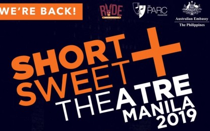 Short+Sweet fest to stage Filipino plays in November