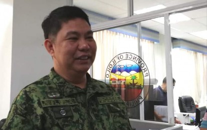 <p><strong>PROTECTION VS. REBELS.</strong> Col. Roland Vilela, Iloilo Police Provincial Office director, on Tuesday afternoon (Oct. 8, 2019) during the Sangguniang Panlalawigan, advises contractors to inform them of their operations for security against the Communist Party of the Philippines-New People's Army (CPP-NPA). Vilela said the police can patrol the contractors' depot to prevent rebel attacks. <em>(PNA photo by Gail Momblan)</em></p>