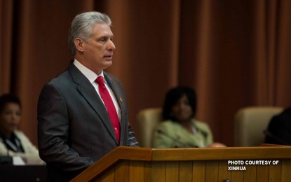 <p>Photo of Miguel Diaz Canel courtesy of Xinhua</p>