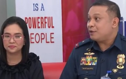 <p><strong>NO MILITARIZATION.</strong> Commission on Higher Education Executive Director Cinderella Filipina Benitez-Jaro (left) and Brig. Gen. Bartolome Bustamante, Executive Officer, Directorate for Police Community Relations Office of the Philippine National Police discuss their views on the deployment of police and military personnel in campuses. Bustamante says the military and the police respect the authority of campuses with regard to security of the youth against crimes, terrorism and insurgencies.<em> (Photo courtesy of PNA Newsroom)</em></p>
<p> </p>