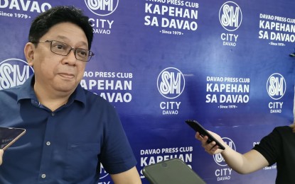 <p><strong>2020 BUDGET.</strong> Davao City Councilor Danilo Dayanghirang says the city government is eyeing a PHP10.3-billion budget for 2020. He says the budget will fund big-ticket projects to address various challenges such as the burgeoning water requirement, traffic congestion, and programs for health and environment.<em> (PNA photo by Digna Banzon)</em></p>