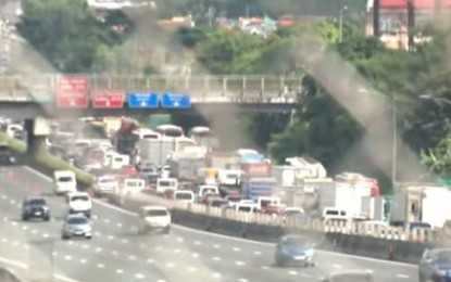 <p>South Luzon Expressway. <em>(Screengrab from PTV)</em></p>