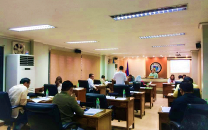 <p><strong>FOR MARTIAL LAW EXTENSION.</strong> Members of the Cotabato City Sangguniang Panlungsod (SP) made public in a session on Tuesday, (Oct. 15, 2019), their support to the extension of martial law in Mindanao, including this city, citing it has brought positive results to the island-region. The Army’s 6th Infantry Division based in Maguindanao backs the Cotabato City Council stand for another extension, citing continuing threats of Islamic State-inspired groups in Central Mindanao. <em>(Photo courtesy of Cotabato SP)</em></p>