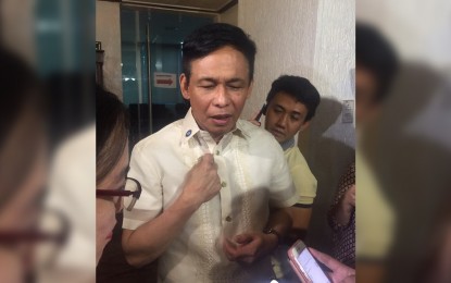 <p><strong>INDEPENDENT IAS. </strong>Lawyer Alfegar Triambulo, IAS chief, says he supports the bill seeking its separation from the PNP on Wednesday (Oct. 15, 2019). House Bill 3065, filed by PBA party-list Rep. Jericho Nograles, proposes that the IAS be removed from the supervision and control of the PNP chief, and transfer the agency under the direct supervision of the Department of the Interior and Local Government. <em>(Contributed photo)</em></p>