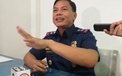 <p><strong>APPEAL.</strong> Lt. Col. Jovie Espenido, deputy city director for operations of Bacolod City Police Office, urges persons dealing prohibited drugs in the city to stop their illegal activities. Espenido reported for duty in Bacolod on Wednesday afternoon (October 16, 2019), after his stint as chief of Ozamiz City Police Station for more than two years. <em>(PNA photo by Nanette L. Guadalquiver)</em></p>