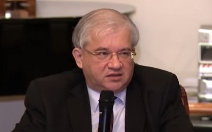 <p>Russian Ambassador Igor Khovaev </p>