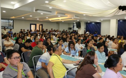 <p><strong>WAGE REVIEW.</strong> Various stakeholders attend the initial public consultation held by the Regional Tripartite Wages and Productivity Board 12 (Soccsksargen) in General Santos City on Oct. 17, 2019. The board is reviewing the prevailing minimum daily wages of private workers in the region as it considers another possible adjustment, its secretary Jessie dela Cruz, said Tuesday (Oct. 22, 2019). <em>(Photo courtesy of DOLE-12)</em></p>